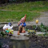 They sure love easter decorations in eastern Germany